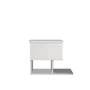 Hanah Home Yasso Mesilla de Noche Blanca